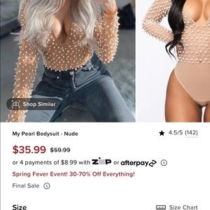Pearl bodysuit